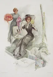 Fille américaine en France